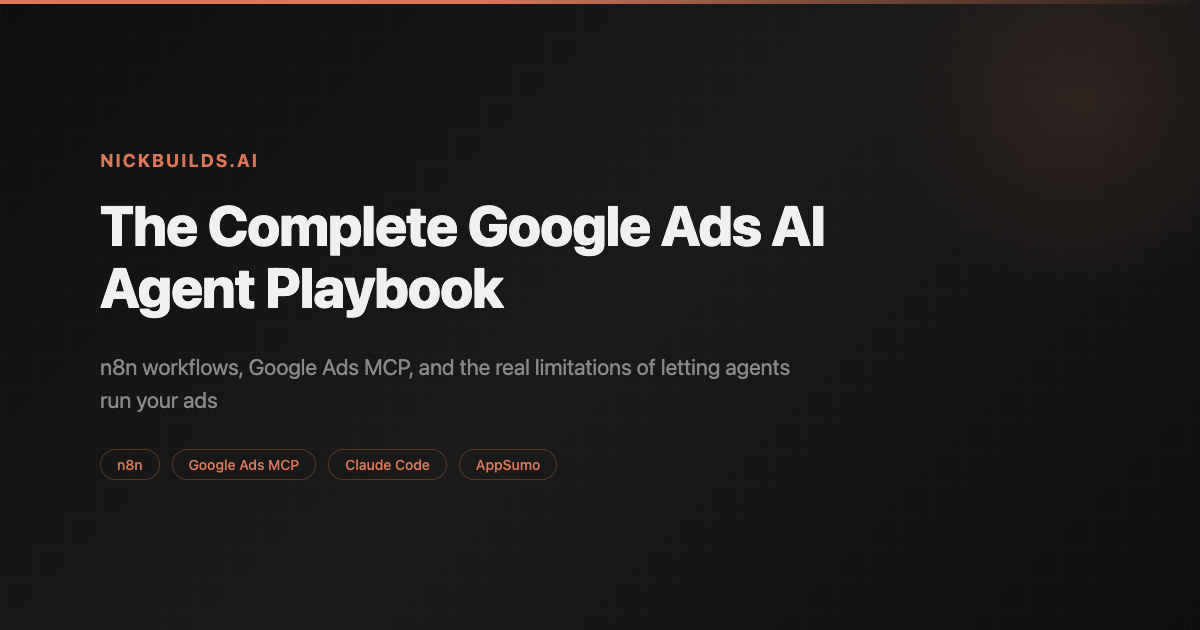 Google Ads AI Playbook